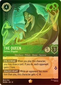 Disney Lorcana: The Queen - Devious Disguise (Foil) (12WIL)