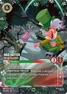 Disney Lorcana: Mad Hatter - Unruly Eccentric (ENCH) (7ARI)