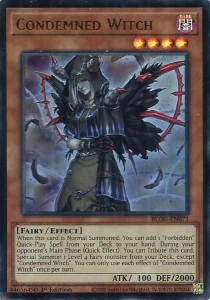 Yu-Gi-Oh! TCG: Condemned Witch (BLGG)