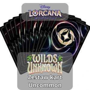 Disney Lorcana: Zestaw kart Wilds Unknown - Uncommon (12WIL)