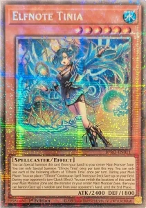Yu-Gi-Oh! TCG: Elfnote Tinia (Starlight Rare) (BPRO)