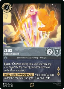 Disney Lorcana: Zeus - Missing His Spark (PR3)