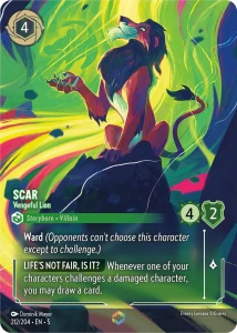 Disney Lorcana: Scar - Vengeful Lion (ENCH) (5SSK)