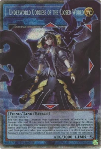 Yu-Gi-Oh! TCG: Underworld Goddess of the Closed World (STAR) (BLGG)