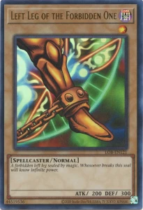 Yu-Gi-Oh! TCG: Left Leg of the Forbidden One (LOB-25TH)