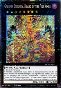 Yu-Gi-Oh! TCG: Garunix Eternity, Hyang of the Fire Kings (STAR) (RA05)