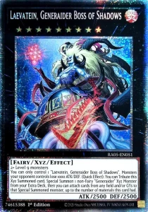 Yu-Gi-Oh! TCG: Laevatein, Generaider Boss of Shadows (STAR) (RA05)