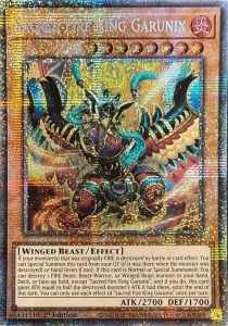 Yu-Gi-Oh! TCG: Sacred Fire King Garunix (STAR) (RA05)