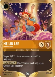 Disney Lorcana: Meilin Lee - Lead Vocalist (PR4)
