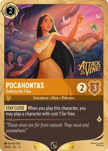 Disney Lorcana: Pocahontas - Guiding the Tribe (PD1)