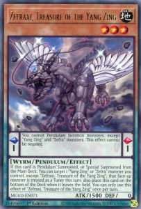 Yu-Gi-Oh! TCG: Zefraxi, Treasure of the Yang Zing (MGED)