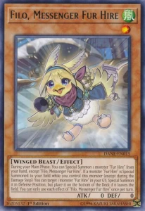 Yu-Gi-Oh! TCG: Filo, Messenger Fur Hire (DANE)