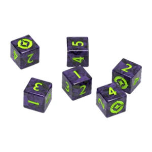 Disney Lorcana: Kości Attack of the Vine! Dice Set (6 szt.)