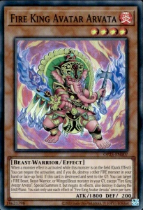 Yu-Gi-Oh! TCG: Fire King Avatar Arvata (OP25)