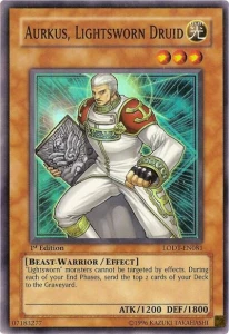 Yu-Gi-Oh! TCG: Aurkus, Lightsworn Druid (Reprint) (LODT)