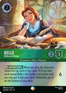 Disney Lorcana: Belle - Reflective Writer (Epic) (14HPC)