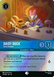 Disney Lorcana: Daisy Duck - Savvy Investor (Epic) (14HPC)