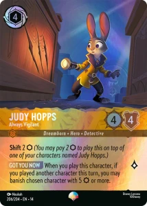 Disney Lorcana: Judy Hopps - Always Vigilant (Epic) (14HPC)