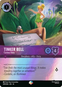 Disney Lorcana: Tinker Bell - Curious Fairy (Epic) (14HPC)
