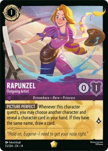 Disney Lorcana: Rapunzel - Outgoing Artist (14HPC)