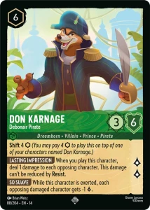 Disney Lorcana: Don Karnage - Debonair Pirate (14HPC)