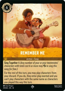 Disney Lorcana: Remember Me (14HPC)