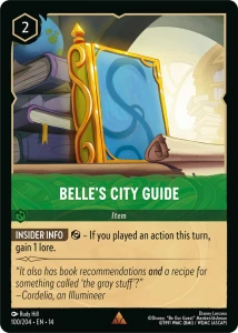 Disney Lorcana: Belle's City Guide (14HPC)