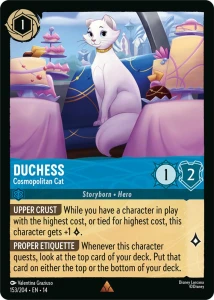 Disney Lorcana: Duchess - Cosmopolitan Cat (14HPC)