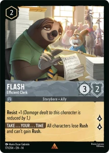 Disney Lorcana: Flash - Efficient Clerk (14HPC)