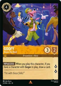 Disney Lorcana: Goofy - Knows the Band (14HPC)