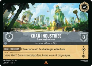 Disney Lorcana: Khan Industries - Greenway Landmark (14HPC)