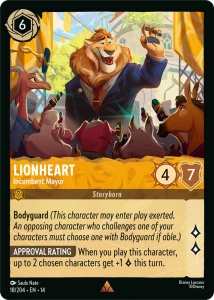 Disney Lorcana: Lionheart - Incumbent Mayor (14HPC)