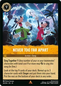 Disney Lorcana: Never Too Far Apart (14HPC)