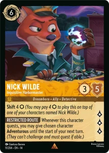 Disney Lorcana: Nick Wilde - Inquisitive Harbormaster (14HPC)
