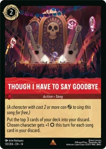 Disney Lorcana: Though I Have to Say Goodbye (14HPC)