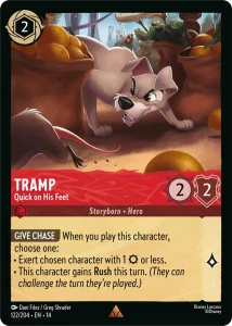 Disney Lorcana: Tramp - Quick on His Feet (14HPC)