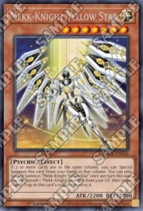 Yu-Gi-Oh! TCG: Mekk-Knight Yellow Star (MAZE)