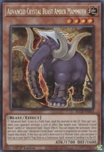 Yu-Gi-Oh! Advanced Crystal Beast Amber Mammoth