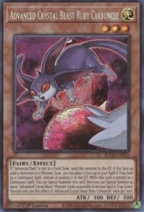 Yu-Gi-Oh! Advanced Crystal Beast Ruby Carbuncle