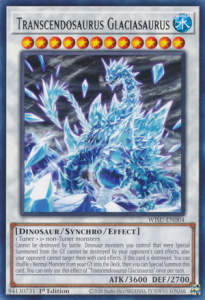 Yu-Gi-Oh! TCG: Transcendosaurus Glaciasaurus (WISU)