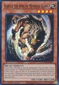 Yu-Gi-Oh! TCG: Gazelle the King of Mythical Claws (DUNE)