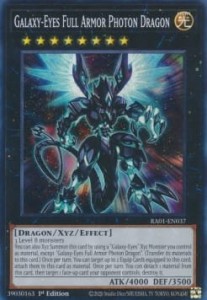 Yu-Gi-Oh! TCG: Galaxy-Eyes Full Armor Photon Dragon (V.1) (RA01)