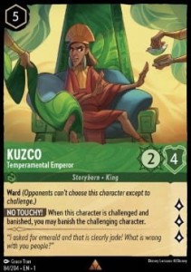 Disney Lorcana: Kuzco - Temperamental Emperor (1TFC)