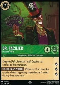 Disney Lorcana: Dr. Facilier - Fortune Teller (2ROF)