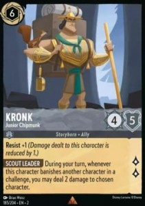 Disney Lorcana: Kronk - Junior Chipmunk (2ROF)
