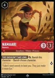 Disney Lorcana: Namaari - Nemesis (2ROF)