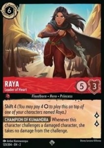 Disney Lorcana: Raya - Leader of Heart (2ROF)