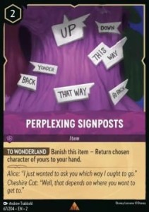 Disney Lorcana: Perplexing Signposts (2ROF)