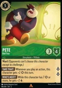 Disney Lorcana: Pete - Bad Guy (V.1) (2ROF)