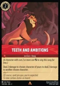 Disney Lorcana: Teeth and Ambitions (2ROF)